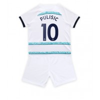 Chelsea Christian Pulisic #10 Fußballbekleidung Auswärtstrikot Kinder 2022-23 Kurzarm (+ kurze hosen)